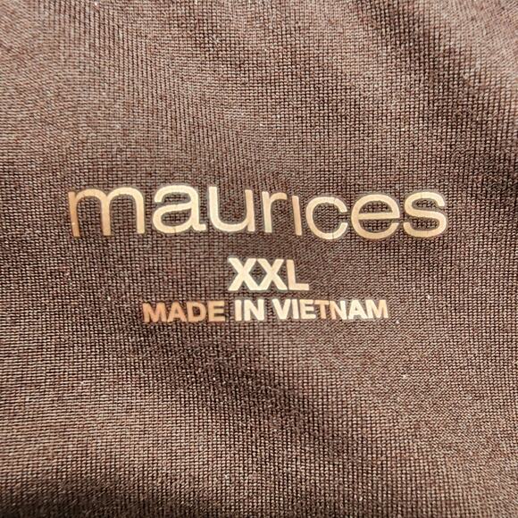 Maurices Leggings Womens XXL Burgundy Super High Rise Luxe Contour Pocket Yoga - Picture 4 of 9